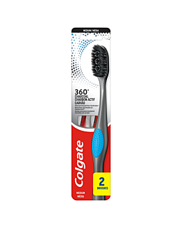 Colgate  Szczoteczka do zębów 360 Deep Clean Charcoal, Średnia
