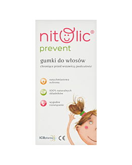 Nitolic Prevent, Gumki do włosów chroniące przed wszawicą