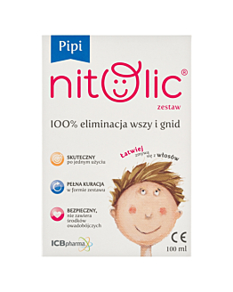 Pipi Nitolic Przeciw Wszawicy Zestaw 