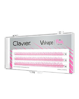 Clavier Vshape Colour Edition kępki rzęs Pink Mix
