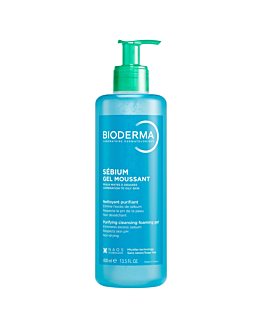 Bioderma Sebium Gel Moussant, Pieniący się żel oczyszczający do skóry mieszanej i tłustej