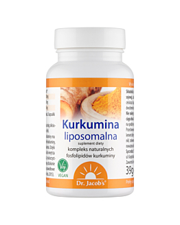 Dr. Jacobs Kurkumina Liposomalna Kapsułki, 60 szt.