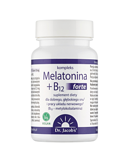 Dr. Jacobs Melatonina + B12 Forte Tabletki, 90 szt.