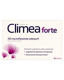 Climea Forte, Preparat łagodzący objawy menopauzy, Tabletki
