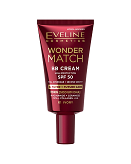 Eveline Wonder Match Crema BB SPF50 01 Avorio