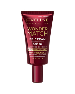 Eveline Wonder Match Krem BB SPF50 02 Vanilla