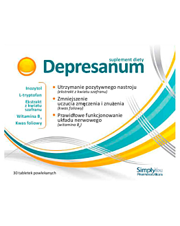 Depresanum, Suplement diety na poprawę nastroju, Tabletki