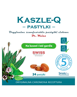 Kaszle-Q Pastylki Do Ssania 24 Sztuki