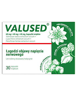 Valused kapsułki elastyczne 60mg+40mg+40mg 30 kaps. (blist.)