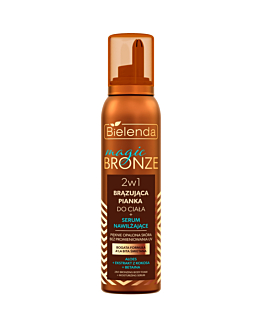 Bielenda Magic Bronze 2w1 Brązująca Pianka do ciała + serum nawilżające 
