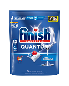 Finish Kapsułki do zmywarki Quantum 80 szt.