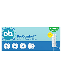 O.B. ProComfort Super Plus tamponi, 16 pezzi.