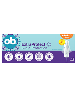 O.B. Extra Protect Super tamponi, 16 pezzi.