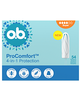 O.B. ProComfort Super assorbenti interni, 54 pezzi.