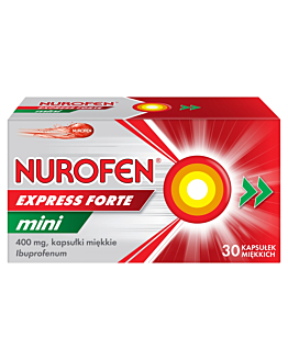 Nurofen Express Forte Mini 400 mg, kapsułki 30 szt.