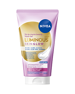 Nivea Luminous 630 Skin Glow Żel do mycia twarzy 