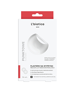 L'biotica Plasterki na wypryski redukujące niedoskonałości, 36 szt.