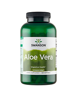 Swanson Aloe Vera 25 mg Kapsułki