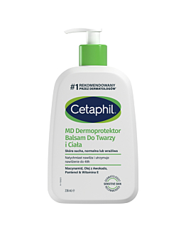 Cetaphil MD Dermoprotektor Balsam nawilżający do twarzy i ciała, 236 ml