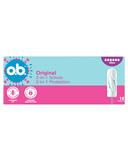 O.B. Original Ultra tamponi, 16 pezzi.