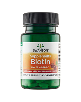 Swanson Biotyna Tabletki do ssania, 60 szt.