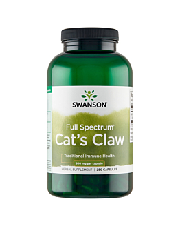 Swanson Cat's Claw 500 mg Kapsułki, 250 szt.