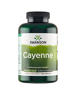 Swanson Cayenne Kapsułki, 300 szt.