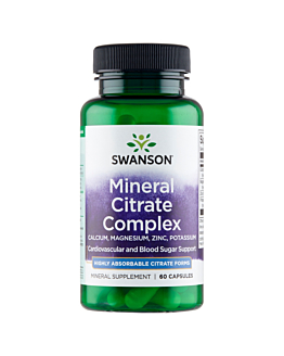 Swanson Multi Mineral Citrate Complex Zestaw minerałów Kapsułki