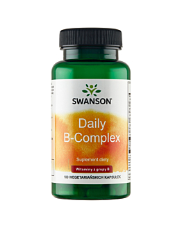 Swanson Daily B-Complex Zestaw witamin z grupy B Kapsułki