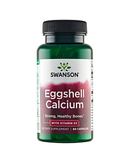 Swanson Eggshell Wapń + Witamina D3 Kapsułki