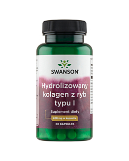 Swanson Hydrolizowany Kolagen z Ryb Typu I Kapsułki