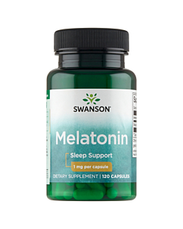 Swanson Melatonina 1 mg  Kapsułki, 120 szt.