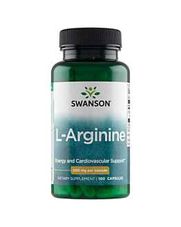 Swanson L-Arginina 500 mg, 100 Kapsułek