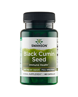 Swanson Full Spectrum Nasiona czarnego kminku 400 mg Kapsułki, 60 szt.