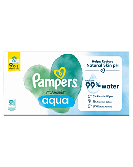 Pampers Aqua Harmonie Chusteczki nawilżane, 9x48szt.