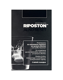 Riposton, Preparat ograniczający skutki spożycia alkoholu, Tabletki musujące