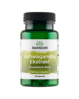 Swanson Ashwagandha 450 mg Kapsułki