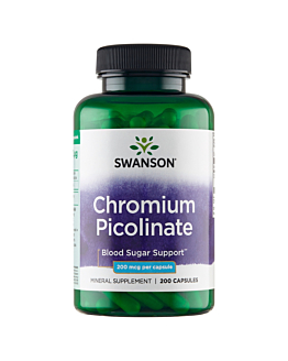 Swanson Pikolinian Chromu 200 mcg Kapsułki