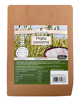 Pięć Przemian Mąka owsiana bezglutenowa 1000 g