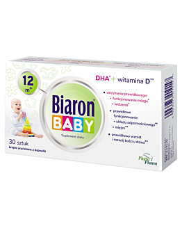 Biaron Baby 12m+ Krople wyciskane z kapsułki, 30 szt.