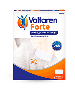 Voltaren Forte 140 mg, Plaster leczniczy, 5 sztuk