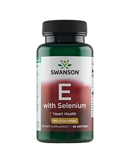 Swanson Witamina E + Selen Kapsułki