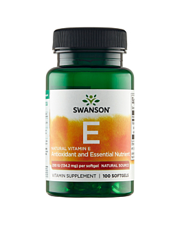 Swanson Naturalna Witamina E 200 j.m. Kapsułki