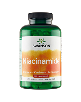 Swanson Niacinamide Wit. B3 Kapsułki, 250 szt.