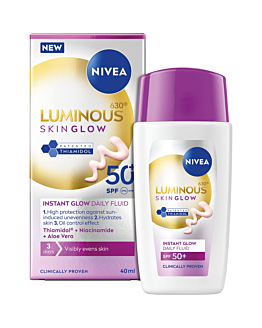 Nivea Luminous 630 Skin Glow Natychmiastowy Glow Fluid, SPF50+ 