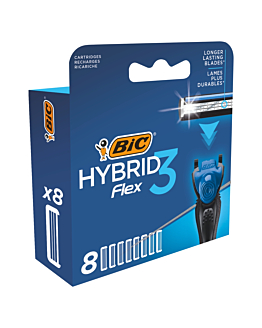 Bic Flex 3 Hybrid Wkłady do Maszynki