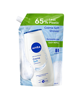 Nivea Gel Doccia Creme Soft, Ricarica, 500ml