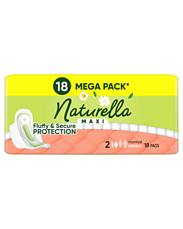 Naturella Normal Duo Podpaski ze skrzydełkami, 18 sztuk