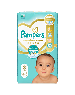 Pampers Premium Care Pieluchy (3) Midi, 60 szt.