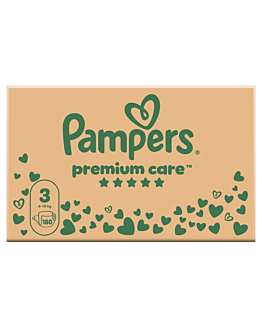 Pampers Premium Care Pieluchy Rozm. 3 Midi, 180 szt.